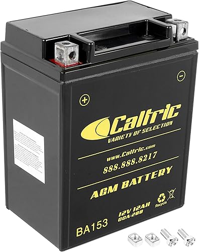 Caltric Agm - Batería compatible con Yamaha Kodiak 400 Yfm400 Yfm-400 2Wd 2003 2004