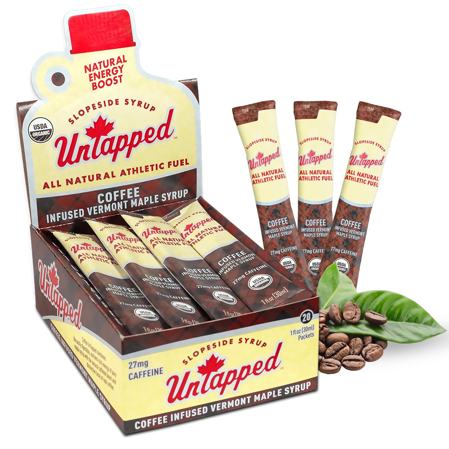 Untapped Coffee Infused Vermont Maple Syrup Packets (20)