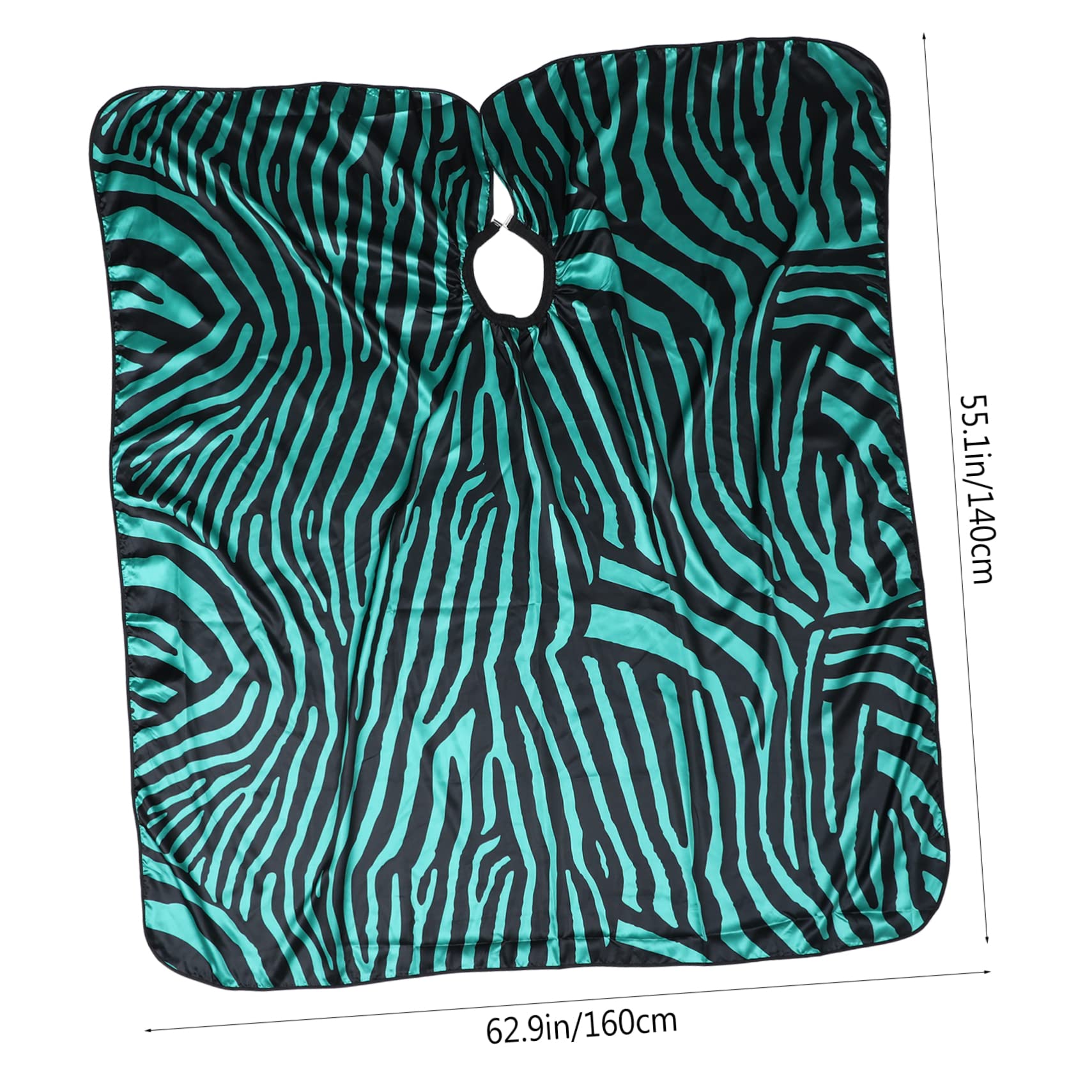 Mipcase Capa para Cortar el Pelo de Satén Cuello Ajustable, Protege la Ropa y Es Adecuado para Barberías y Salones Profesionales