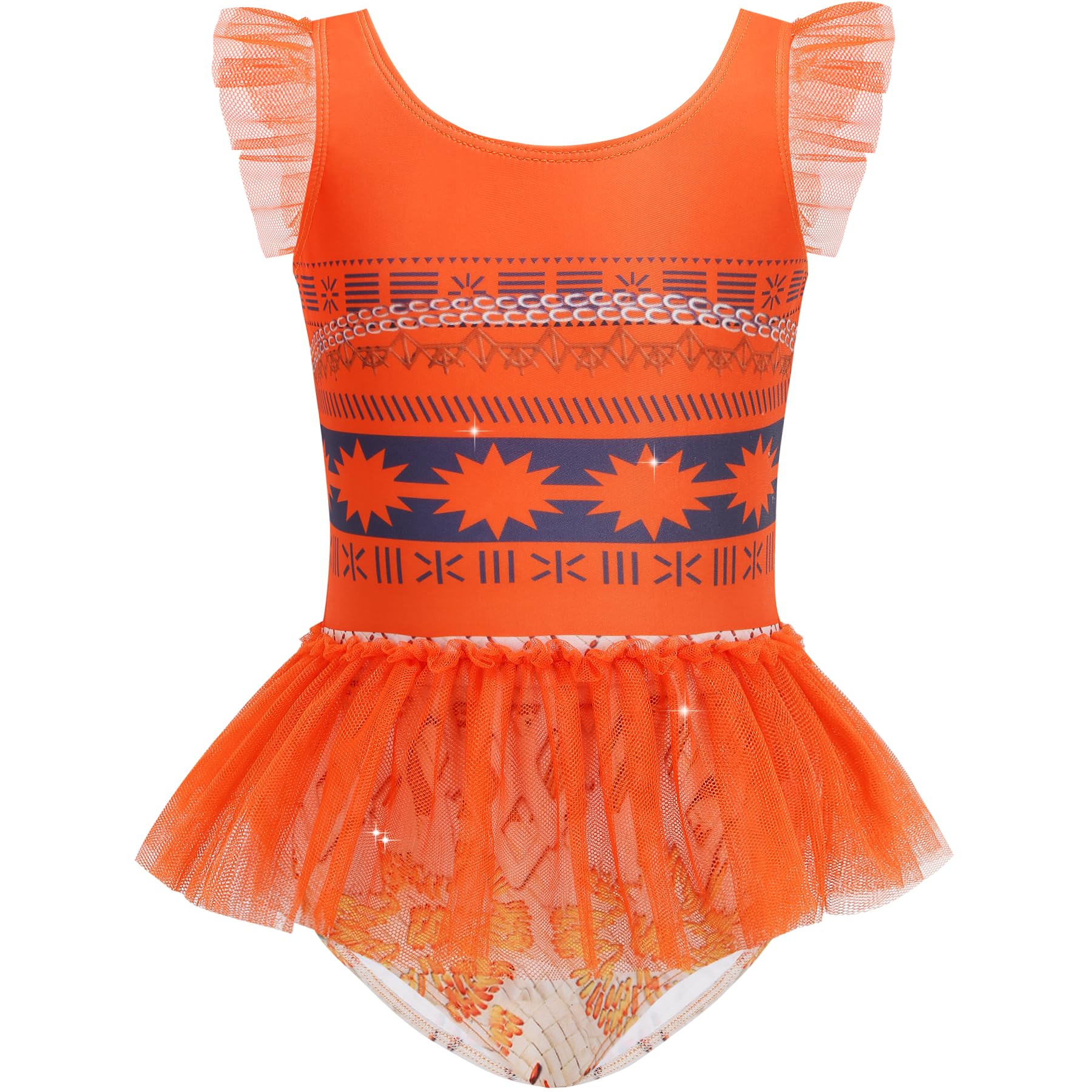 Girls One Piece Swimsuit Cute Princess Bathing Suits Beach Swimwears