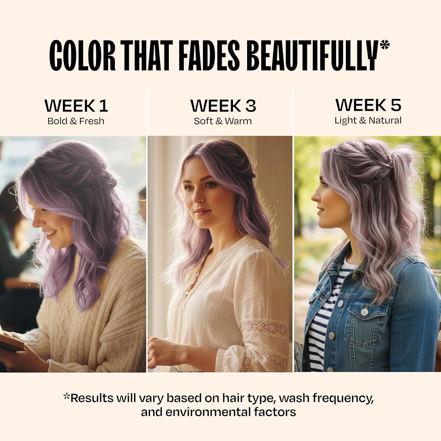 Overtone Semi Permanent Hair Color Conditioner, Lilac Lotus, 8 oz, Nourishing, Damage-Free, Color Depositing Mask for All Hair Types with Shea Butter & Coconut Oil, Vegan & Cruelty-Free - Image 7