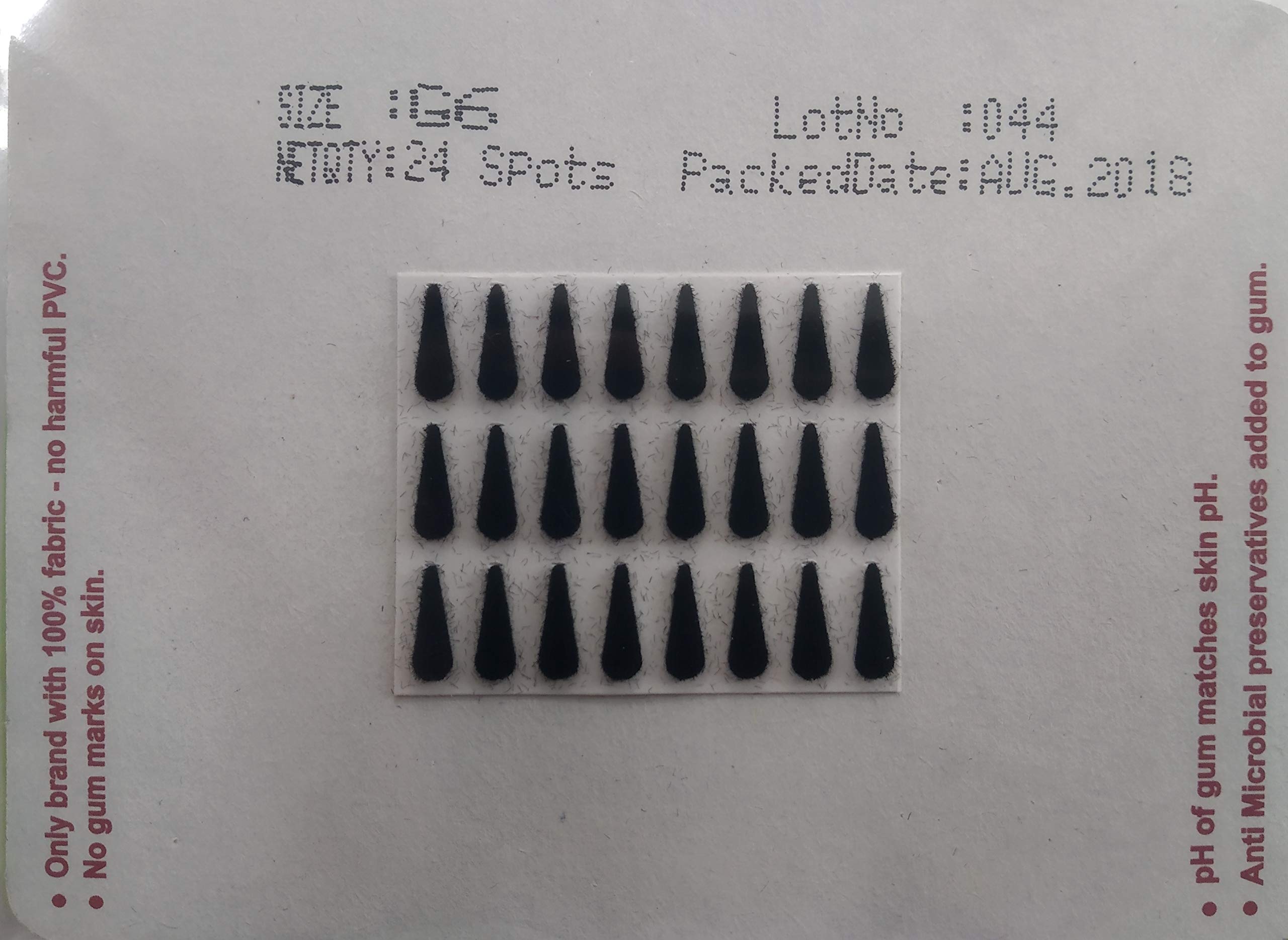 Eyetex Pallavi G6 BLACK bindis(pack of 10 flaps)-picture-27