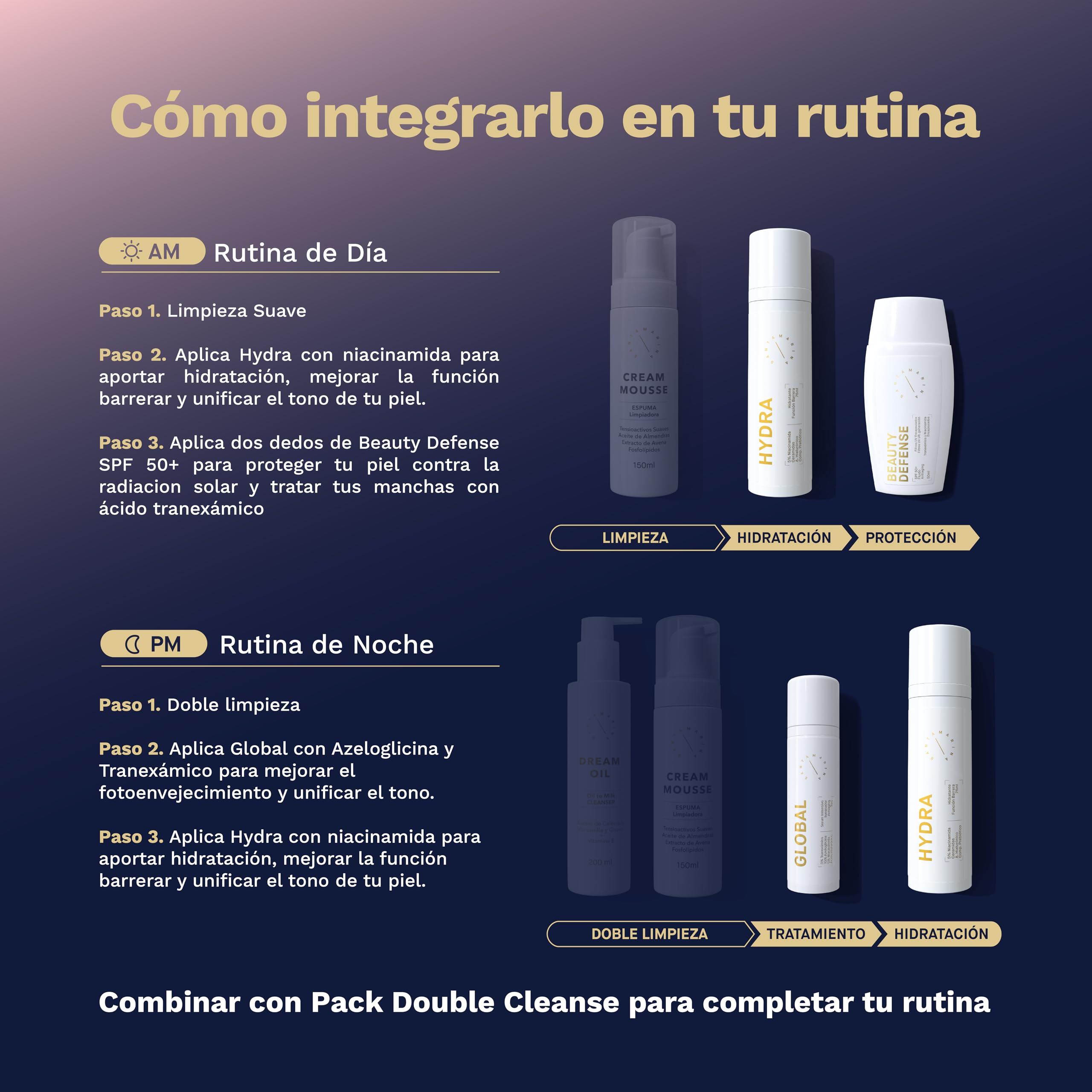 SPOTS | Siero viso antimacchia antiossidante - Crema idratante viso donna acido ialuronico e niacinamide - SPF 50+ crema solare fotoprotettiva - Pelle radiante e uniforme