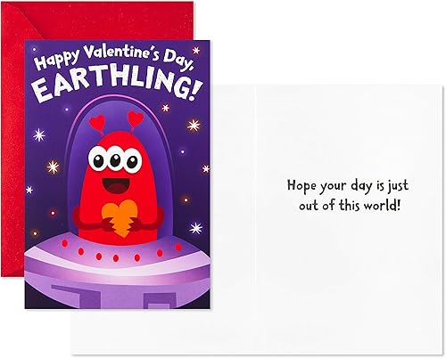 Miniatura 10 de Hallmark Tarjetas de San Valentín para la escuela de los niños, sé feliz (8 aulas de San Valentín con sobres)