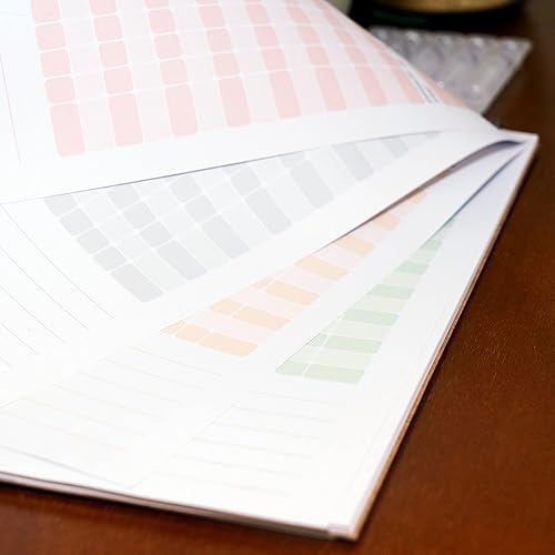 Miniatura 6 de Hadigu Calendario de seguimiento de hábitos (sin fecha de 12 meses) con espiral y colgador, tamaño A4 (8.3 x 11.7 pulgadas), planificador de