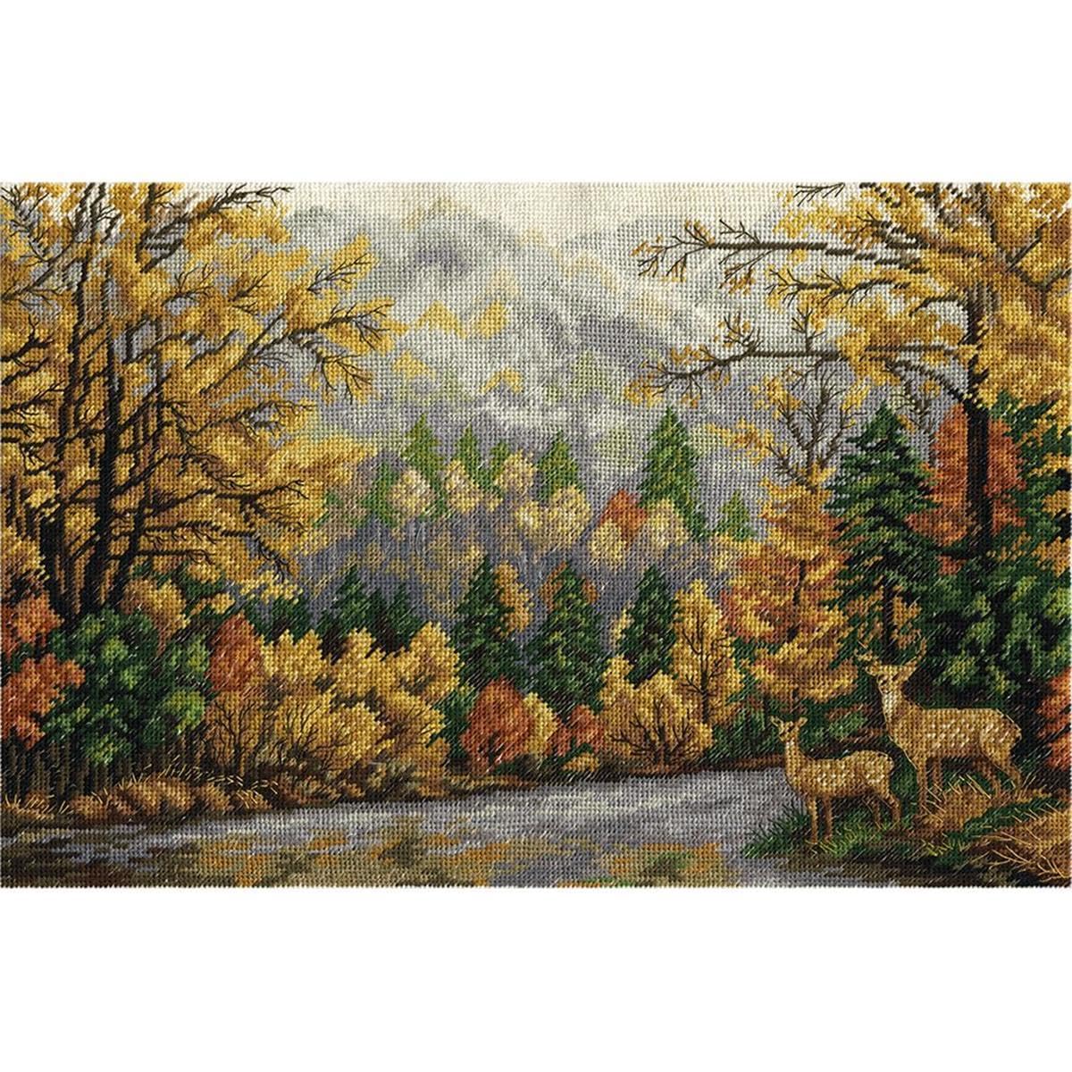 PANNA PS-1763 Gobelin Stickset, Mehrfarbig, 35x23cm
