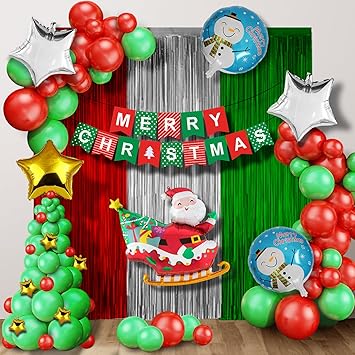 Khakee Merry Christmas Theme Mug & Xmas Tree with 10 pcs Ornaments & Xmas Card Combo Set - Xmas Decoration Gift Set(cmx21-640)