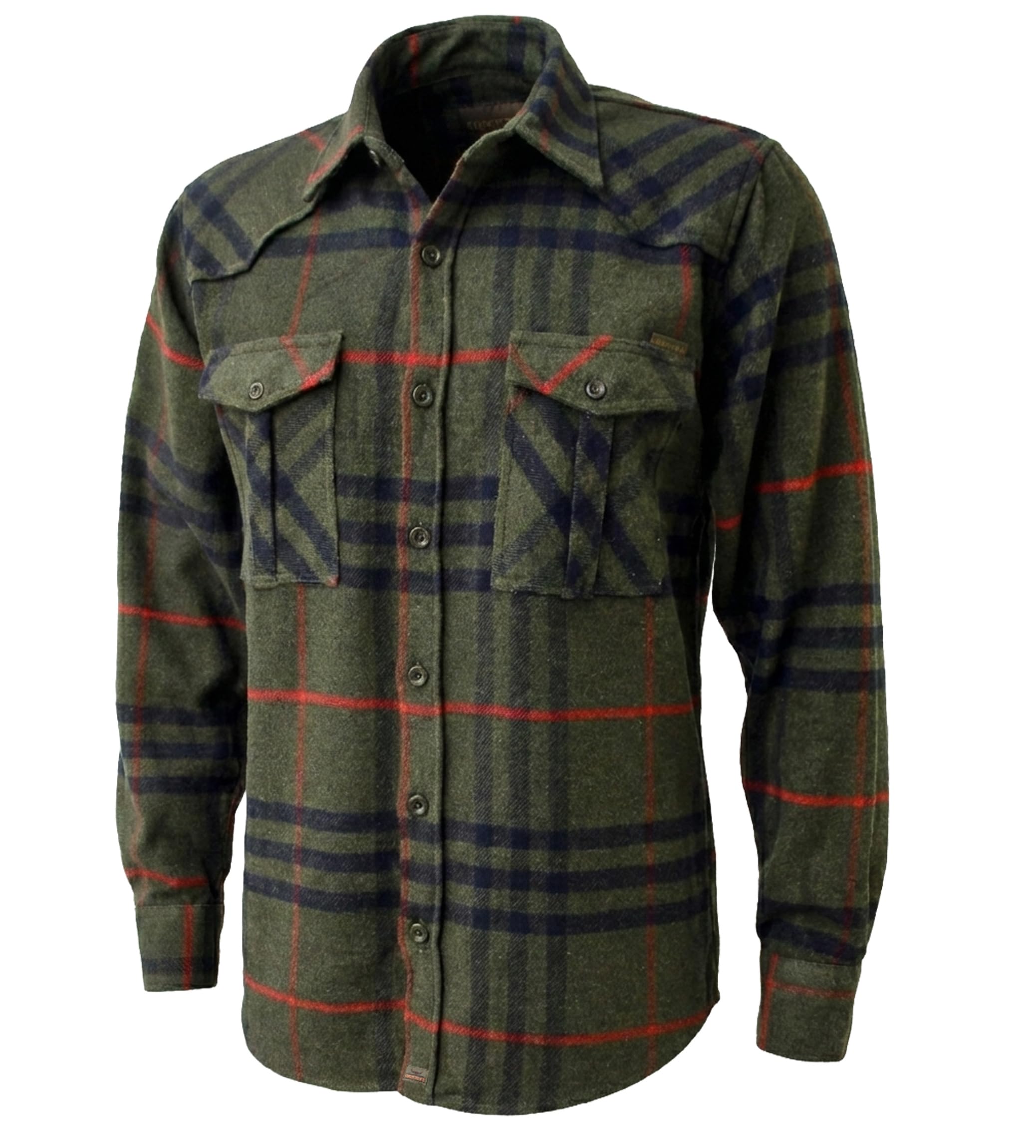 ROCK-IT Apparel Flanellhemd Herren kariert Langarm Baumwolle Holzfällerhemd Männer Karohemd Regular Schnitt weicher Stoff Made in Europe [Größen S-5XL]