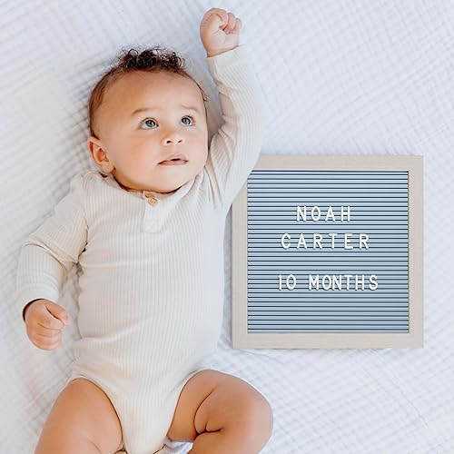 Miniatura 9 de Kate & Milo Juego de cartulinas, tablero de mensajes para compartir el embarazo, hito del bebé y mensajes personalizados de regreso a la escuela,