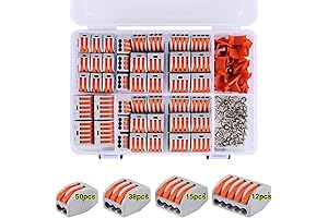 115 Pieces Electrical Screw Terminal Connector Kit