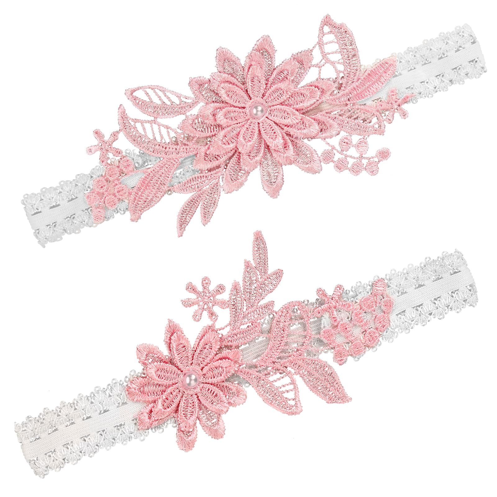 Teaaha2 Pieces Bridal Lace Garter Wedding Garters Daisy Lace Bridal Garter
