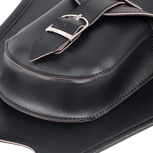 Miniatura 5 de Funda de cuero para tanque de gasolina para motocicleta con bolsa para Harley Heritage Softail Fatboy Classic FLSTC