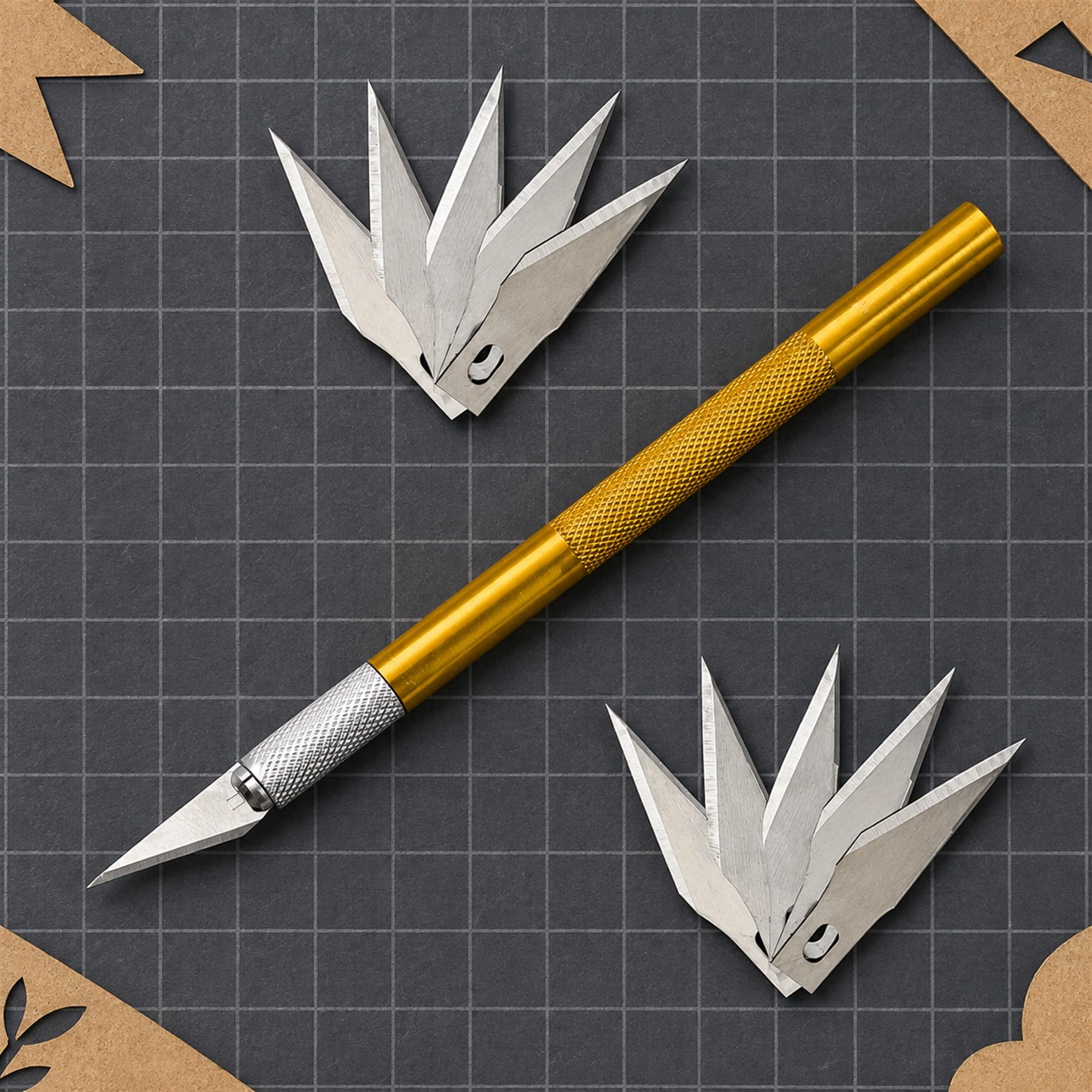 Precision Craft Knife, Fine Detail Cutting Tool for Paper Art, Model Making and Decorative DIY Projects at Home