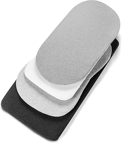 Miniatura 4 de Sábanas de moisés  Sábana bajera de moisés prémium para Halo, Mika Micky, Maxi COSI y otros  Paquete de 4 unidades 100% de punto jersey  Ropa de