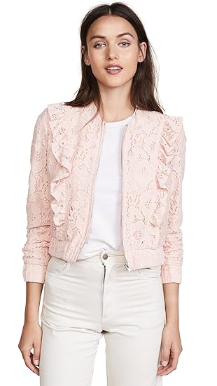 bb dakota lace bomber jacket