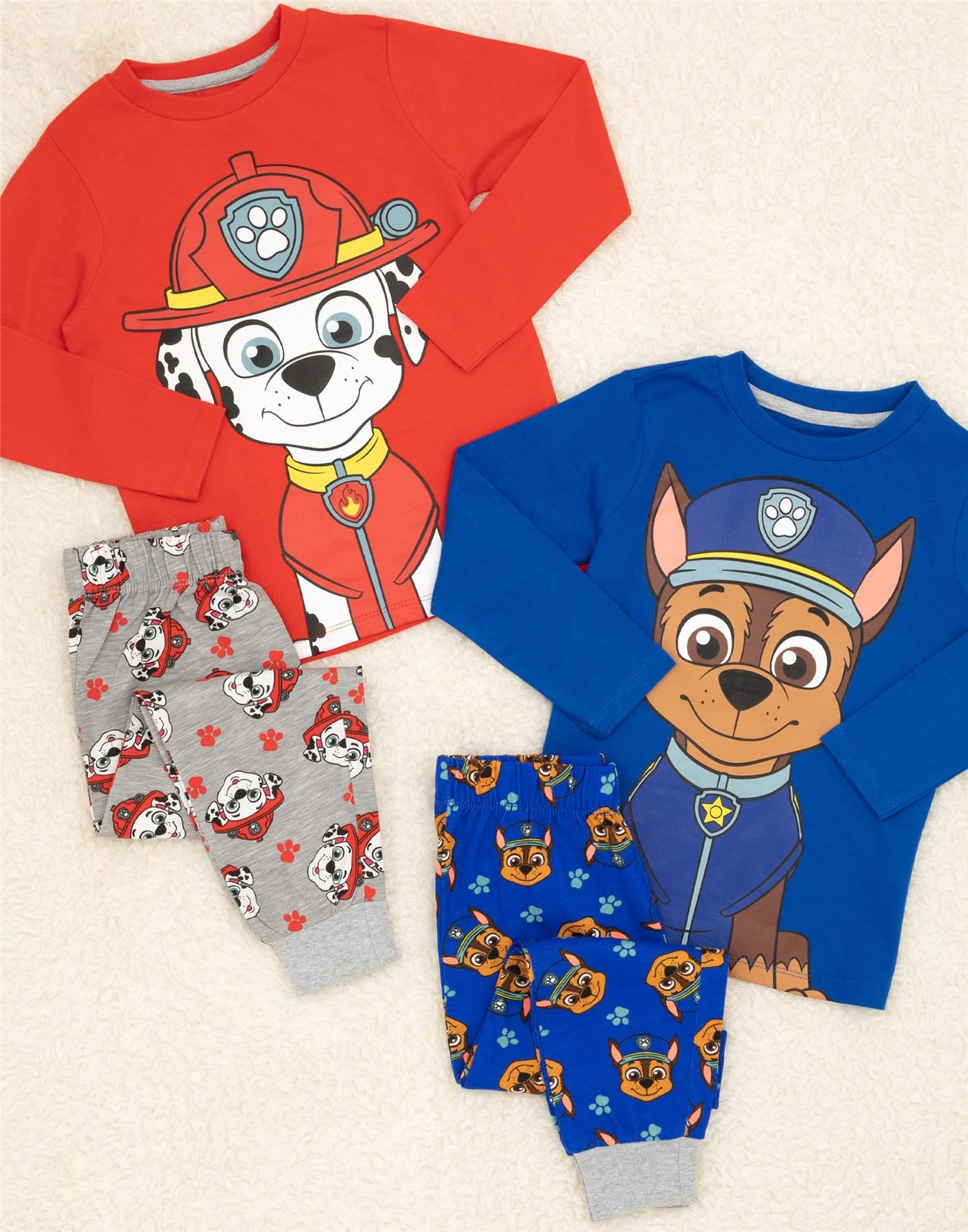 Paw Patrol Pajamas Kids 2 Pack Boys Girls Girl Thirt Bottoms Set Pjs