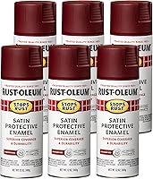 Vista 133 de Rust-Oleum 7732830 Stops Rust Pintura en Aerosol, 12 oz, Verde Cazador Satinado