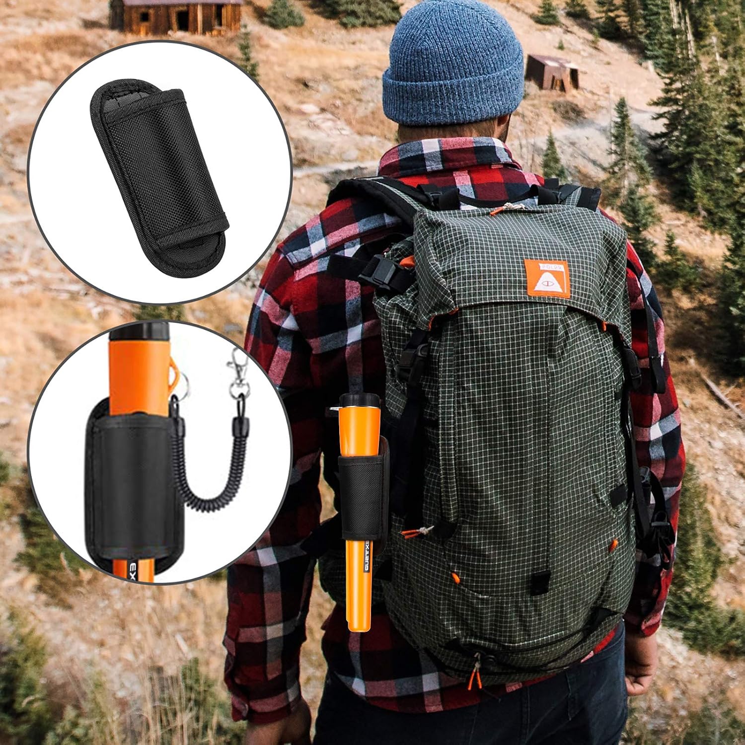 EXTSUD Détecteur de métaux Portable Pointeur de métaux IP66 étanche Scan à 360 ° Chasse au trésor pour sécurité, vestiges, Bijoux pour Enfants Adultes — vue 6