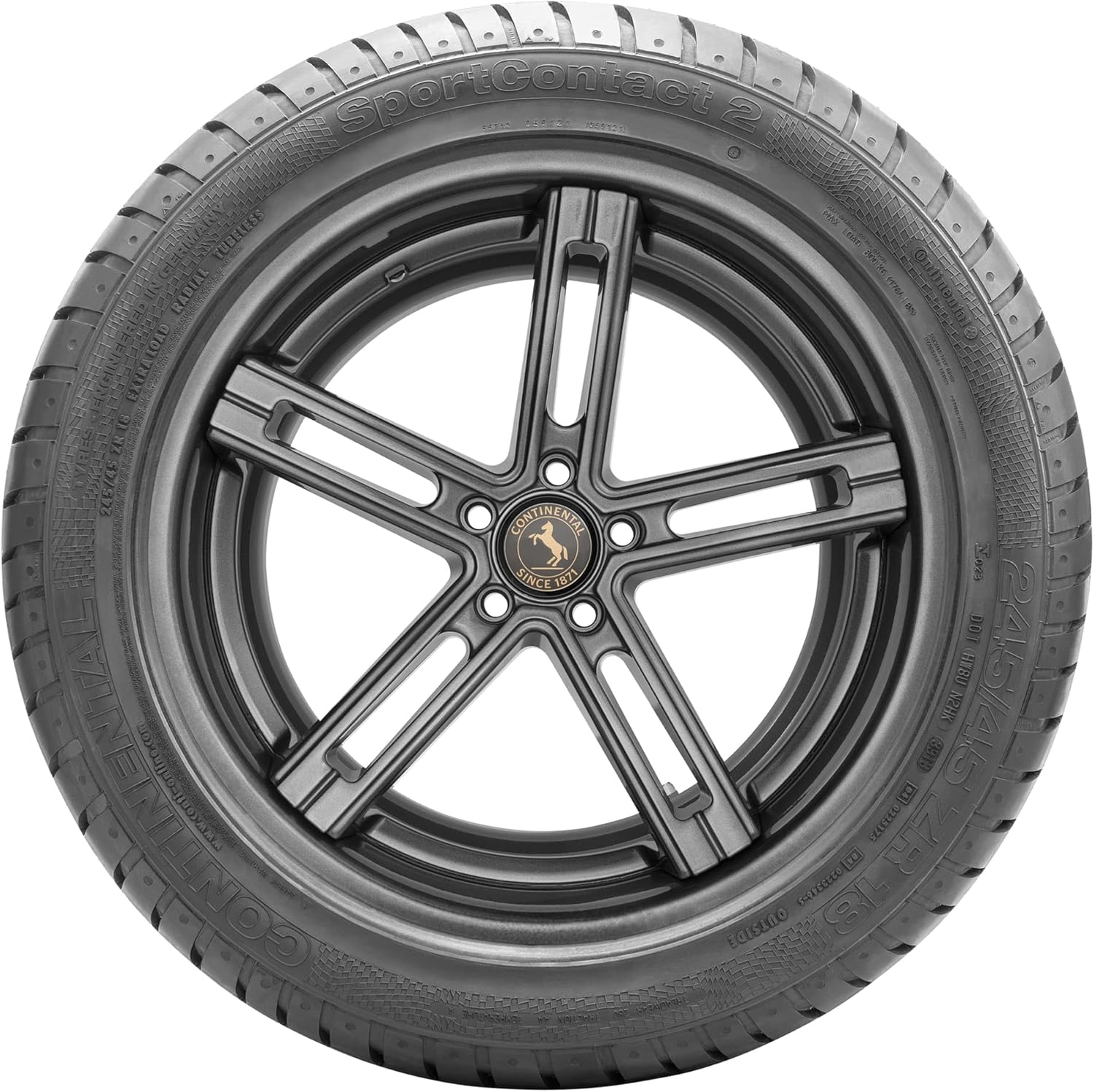 Continental ContiSportContact 2 Summer 245/45R18 100W XL Passenger Tire