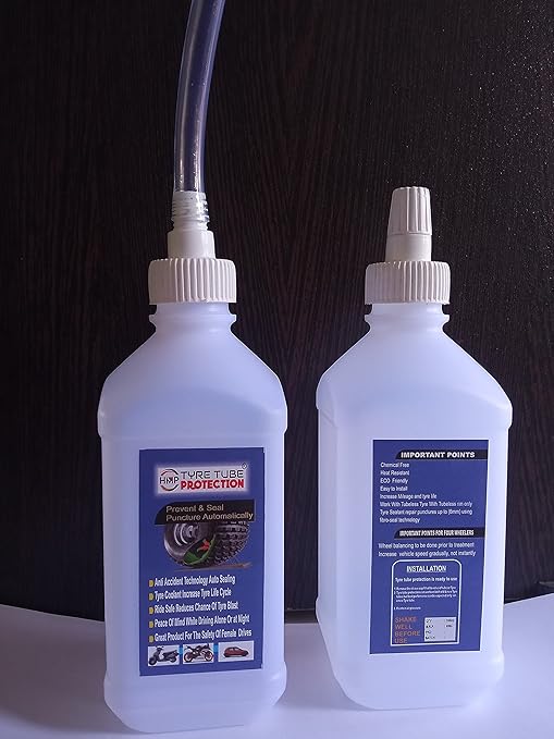 Tubeless Tire Sealant 350 ML (Combo Pack) | Anti Puncture Liquid Gel for Bike, Scooty & Car Tyres at Rs. 299