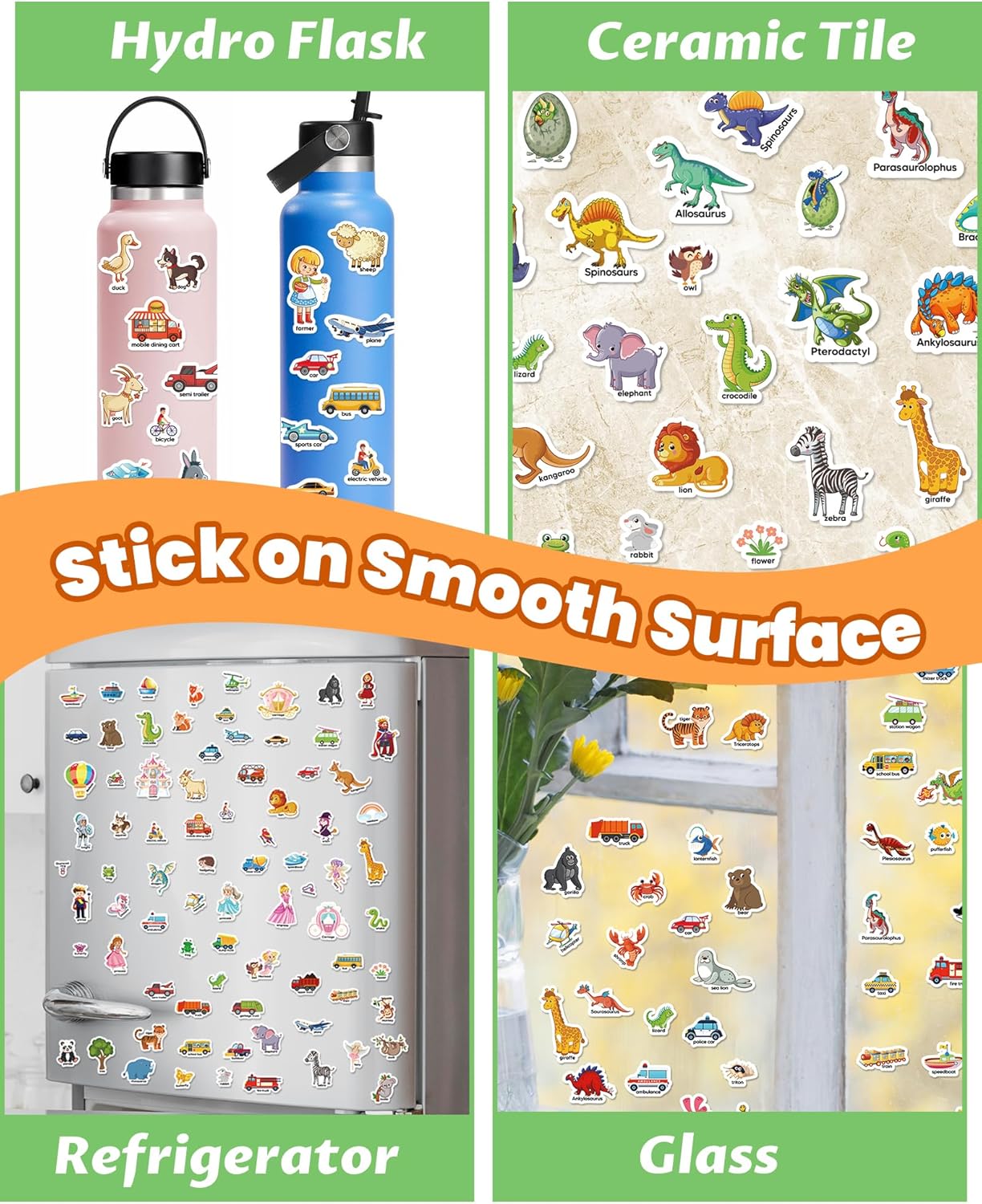 Reusable Sticker Book for Toddlers, Stickers for Kids, Toddler Craft Activities, Toddler Travel Toys Ages 3 and Up Boy Girl Birthday Gifts - Image 5