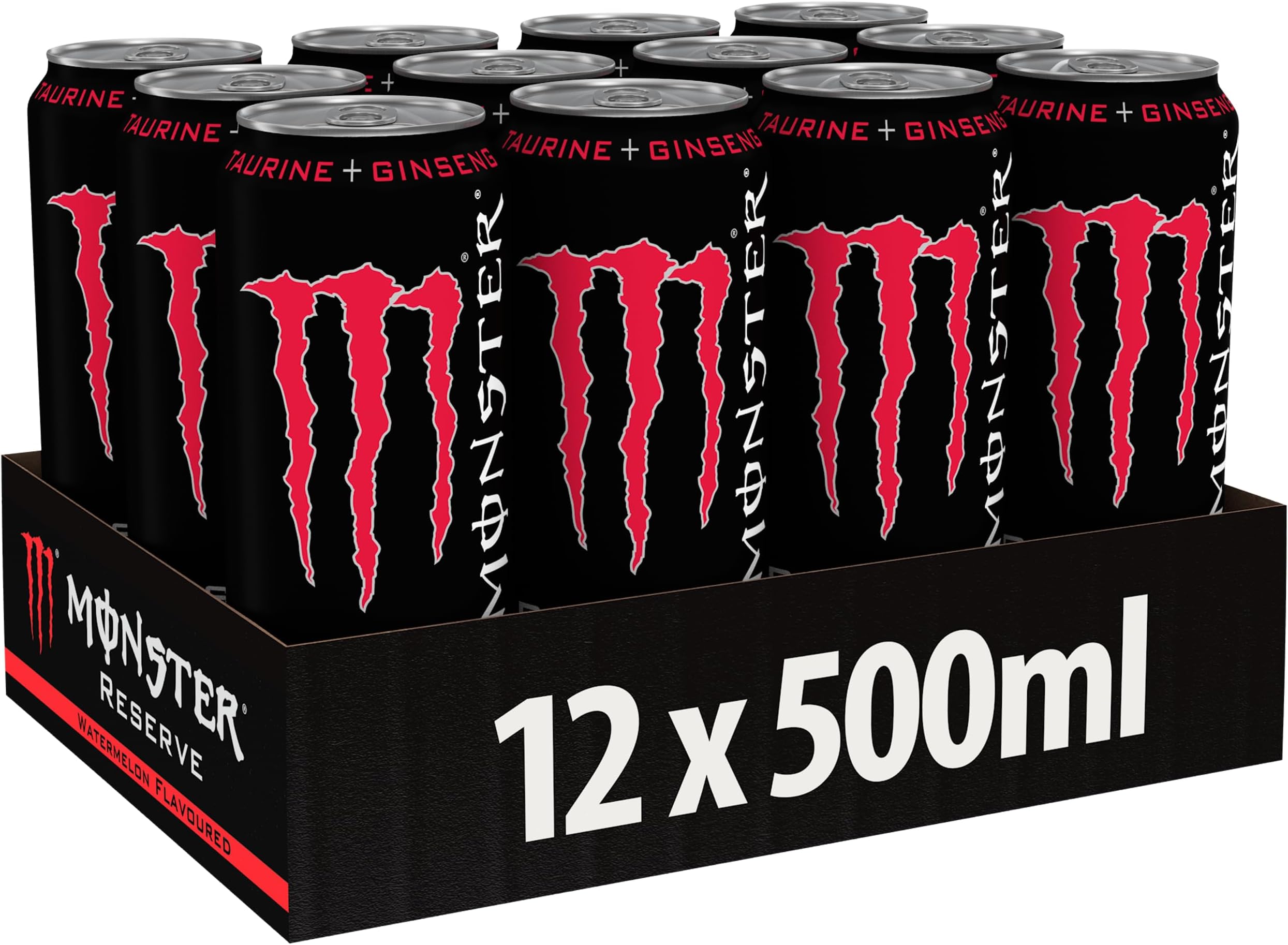 Monster Can Watermelon 500 ml (Pack of 12)