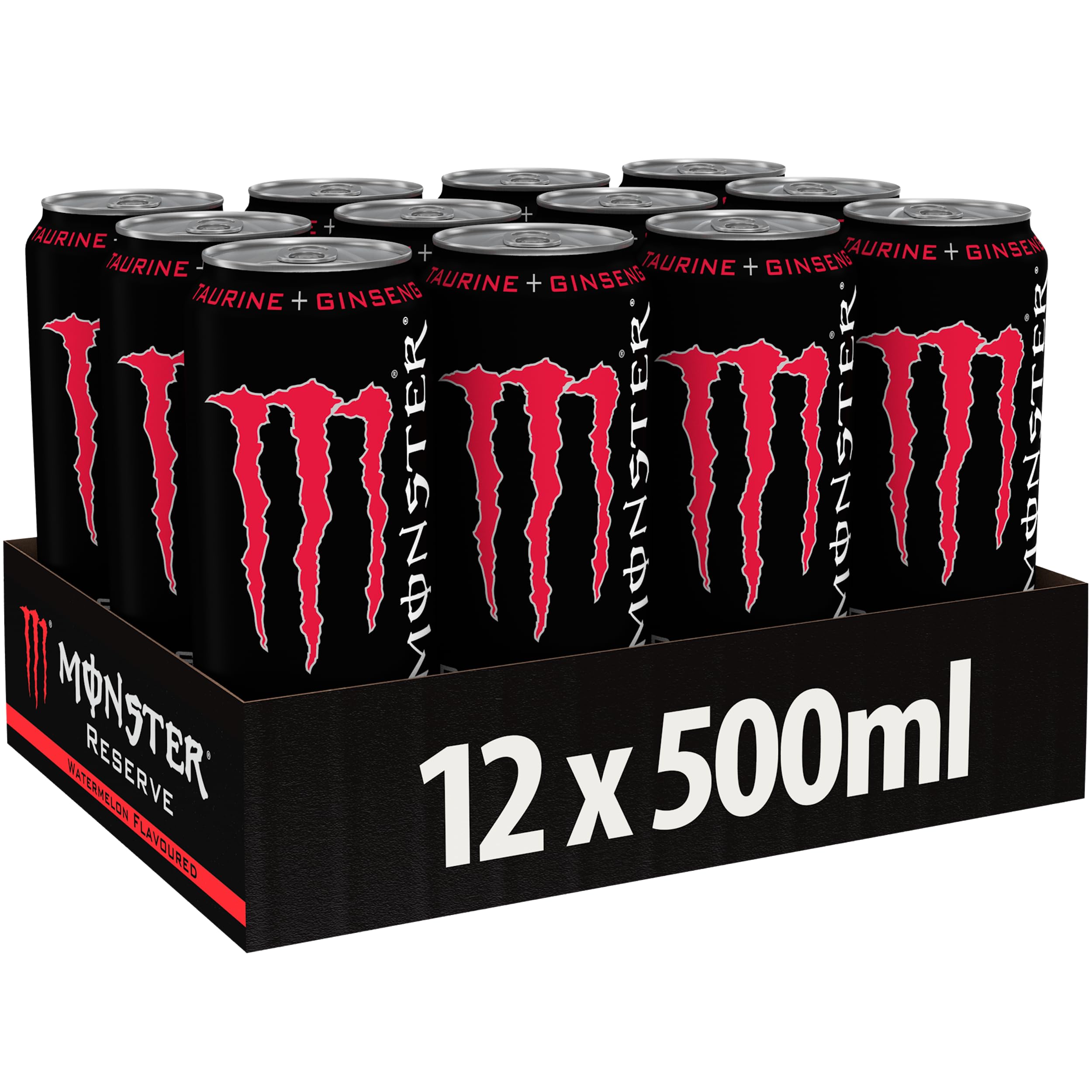 Monster Can Watermelon 500 ml (Pack of 12)