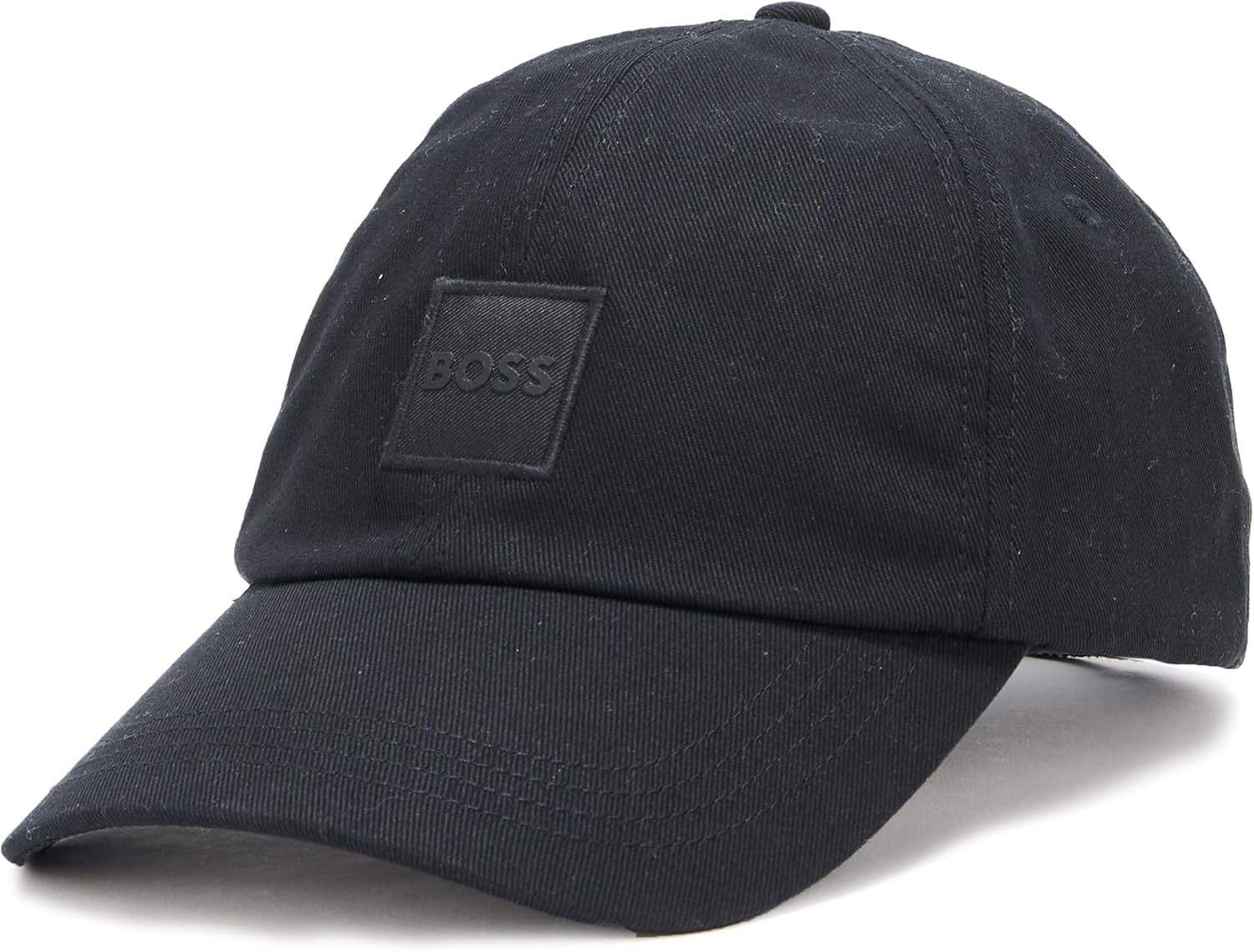 BOSS Mens Tonal Square Logo Cotton Twill Hat