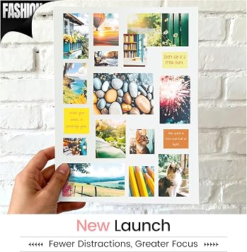 Sawnfay Vision Board Book - 2026 Vision Board Sticker Book with Motivational Pictures & Quotes, Vision Board Kit & Accessories for Women