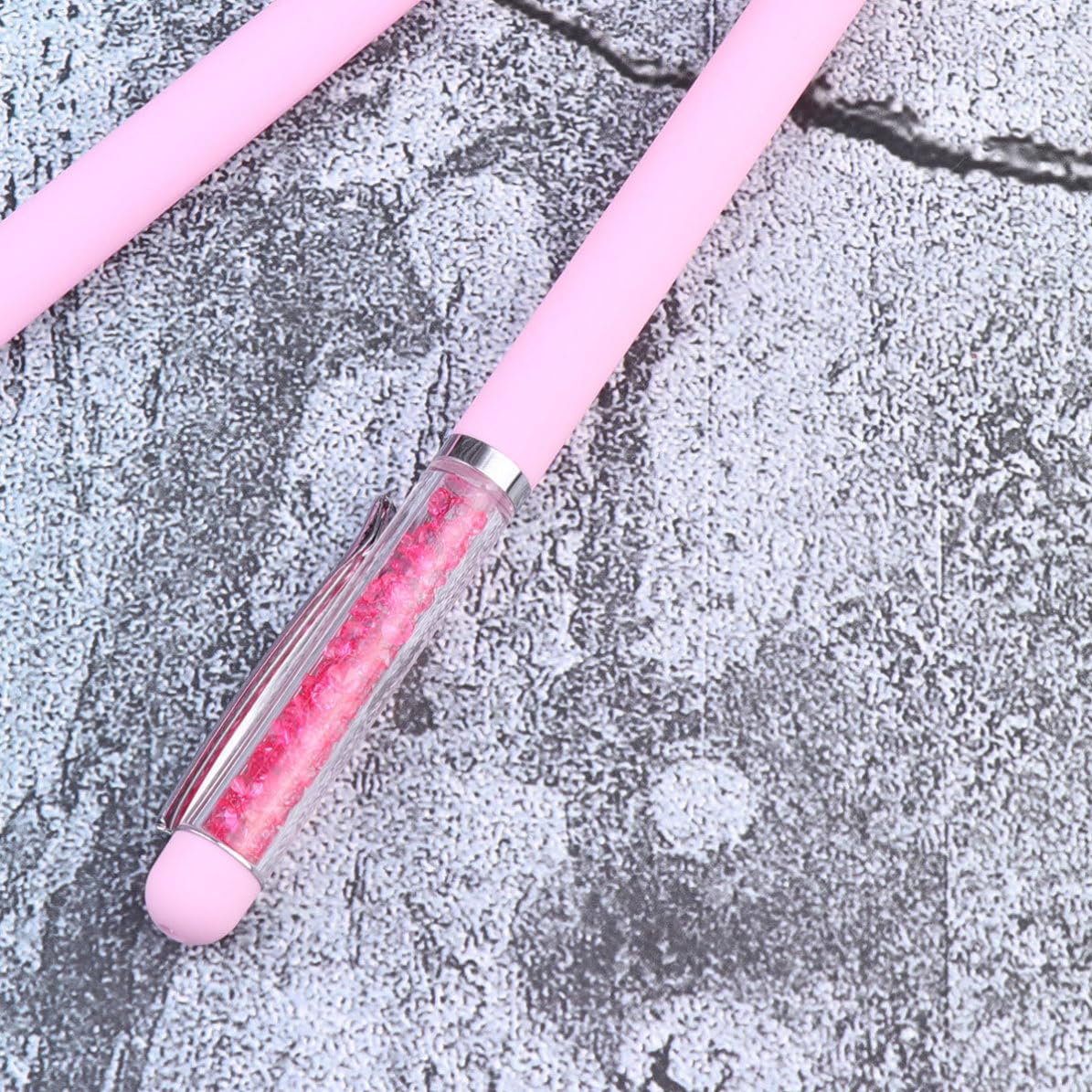 2pcs Pink Nail Art Dotting Pen Set for Rhinestones Picker and Manicure Dotting Tools with Plastic Material for DIY and Professional Use
