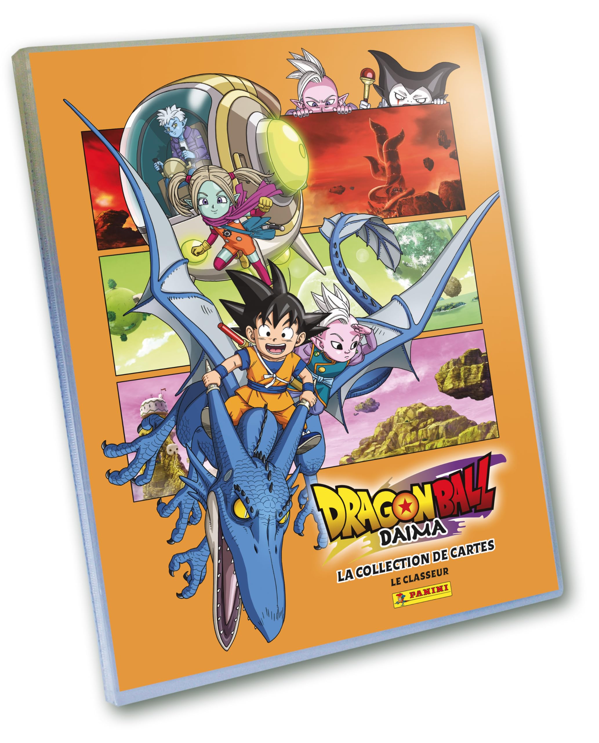 Panini Dragon Ball DAIMA Trading Cards - pakiet startowy (1 segregator + 2 kieszenie po 8 kart + 1 karta z limitowanej edycji)