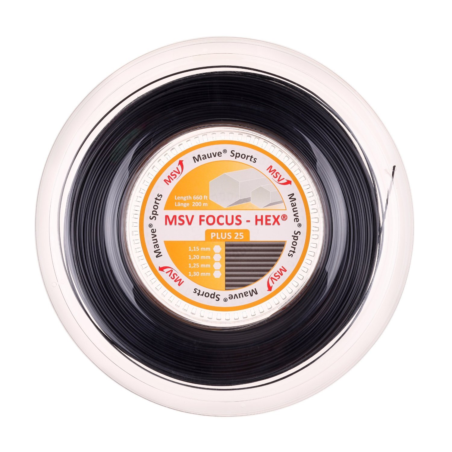 MSV Focus-HEX PLUS 25 Nero 200 m