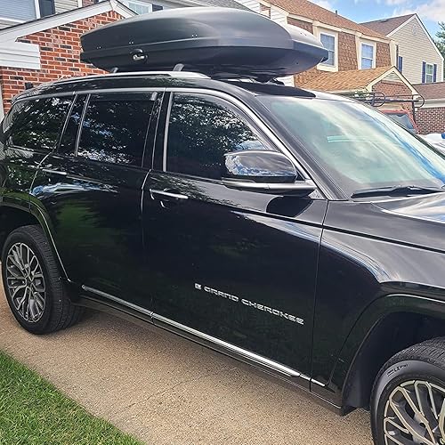 Miniatura 4 de Snailfly Barra transversal apta para Jeep Grand Cherokee L 2021 2022 2023 para portaequipajes de techo de barra transversal accesorios exteriores de