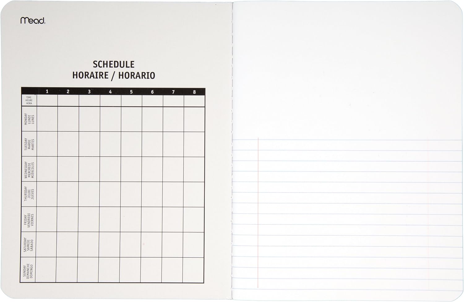 Mead Composition Book/Notebook, Wide Ruled Paper, 100 Sheets, 9-3/4" x 7-1/2", Black (09920)