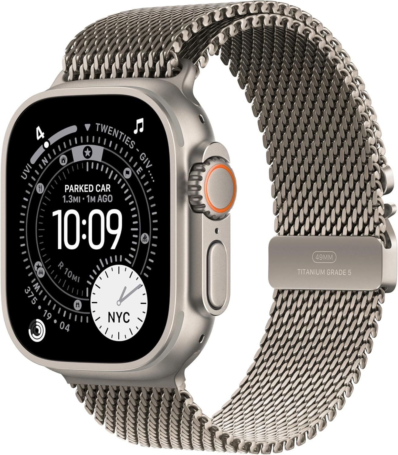 Apple Watch Band - Milanese Loop - 49mm - Natural - Medium