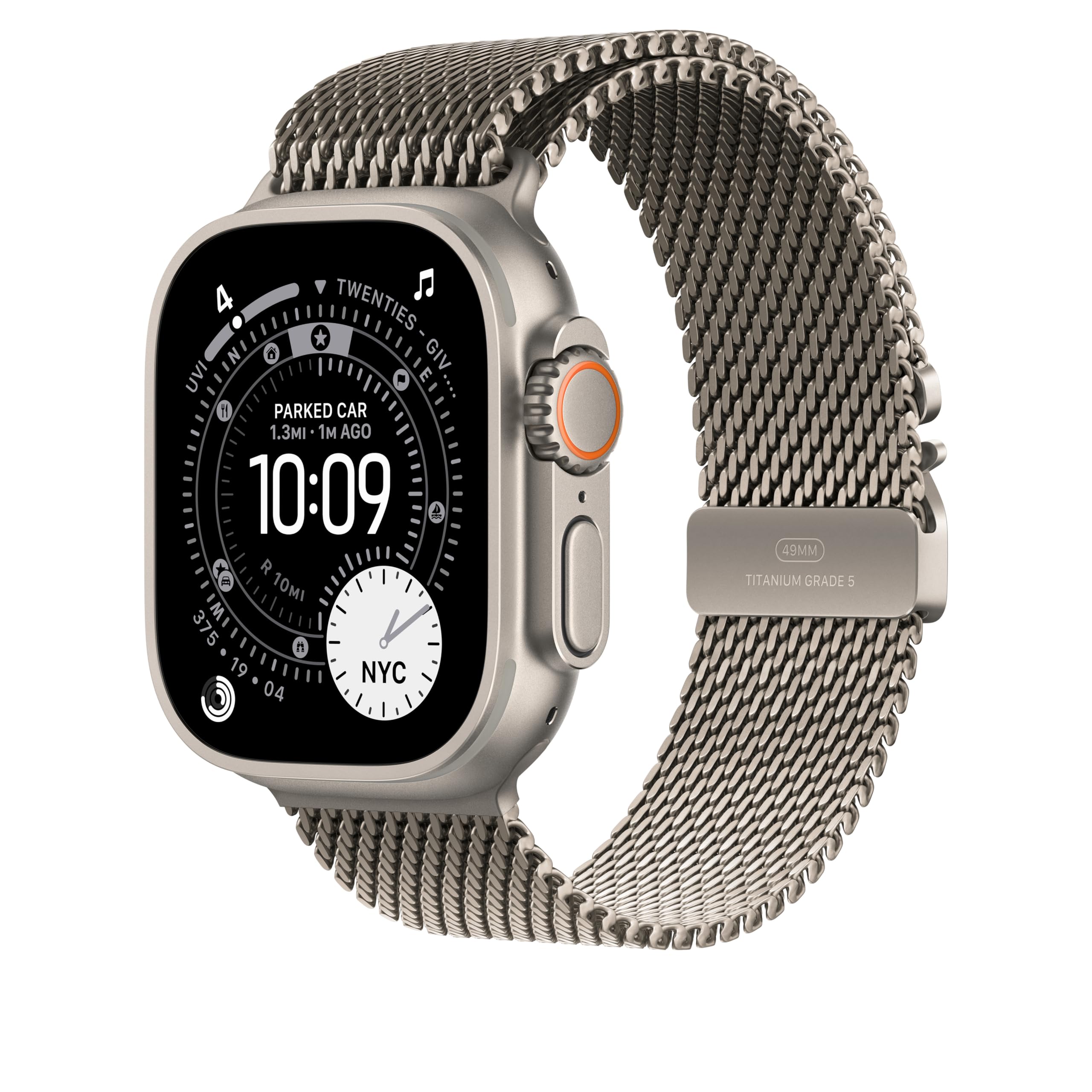 Apple Watch Band - Loop in maglia milanese - 49 mm - Naturale - Medium