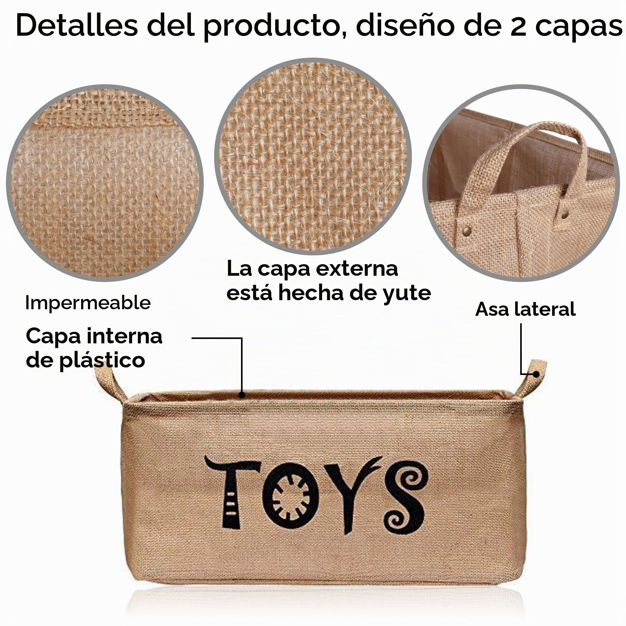 Gimars 22 Pulgadas Caja de Almacenaje de Juguetes de Lino Baúl Plegable 56x25x33cm Organizador Infantil Grande para Habitación Guardería y Sala Diseño Elegante y Suave al Tacto