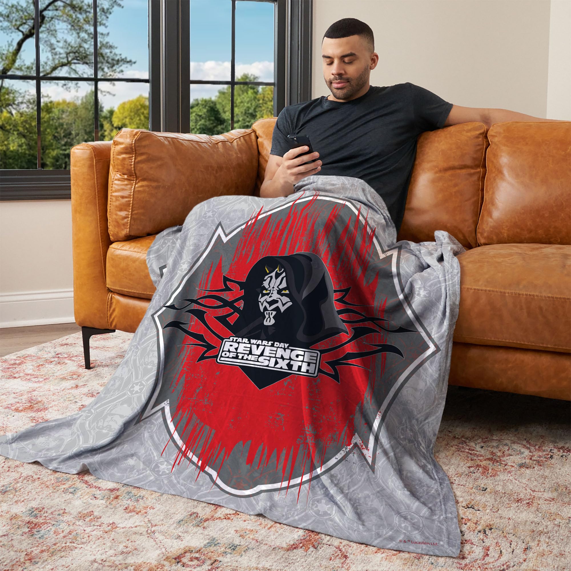 Northwest Star Wars Revenge of The Sixth Silk Touch Throw Blanket, 50