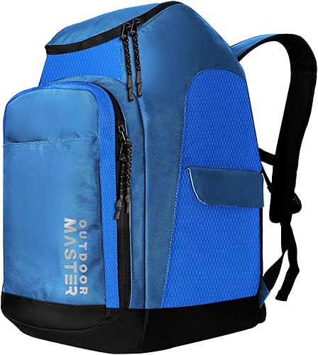 Miniatura 7 de OutdoorMaster Lynx - Bolsa para botas de esquí de 50 litros, mochila de viaje con compartimento para casco, exterior e inferior impermeable, para