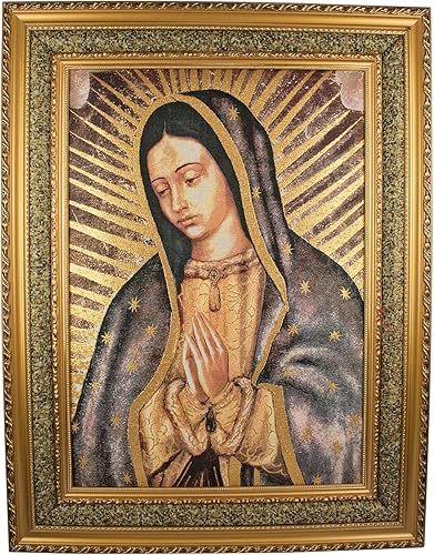 Dvdmatinemovies - Marco para tapiz de Nuestra Señora de Guadalupe - Marco para tapiz de Nuestra Señora de Guadalupe - Disponible en 5 tamaños 9 x 11