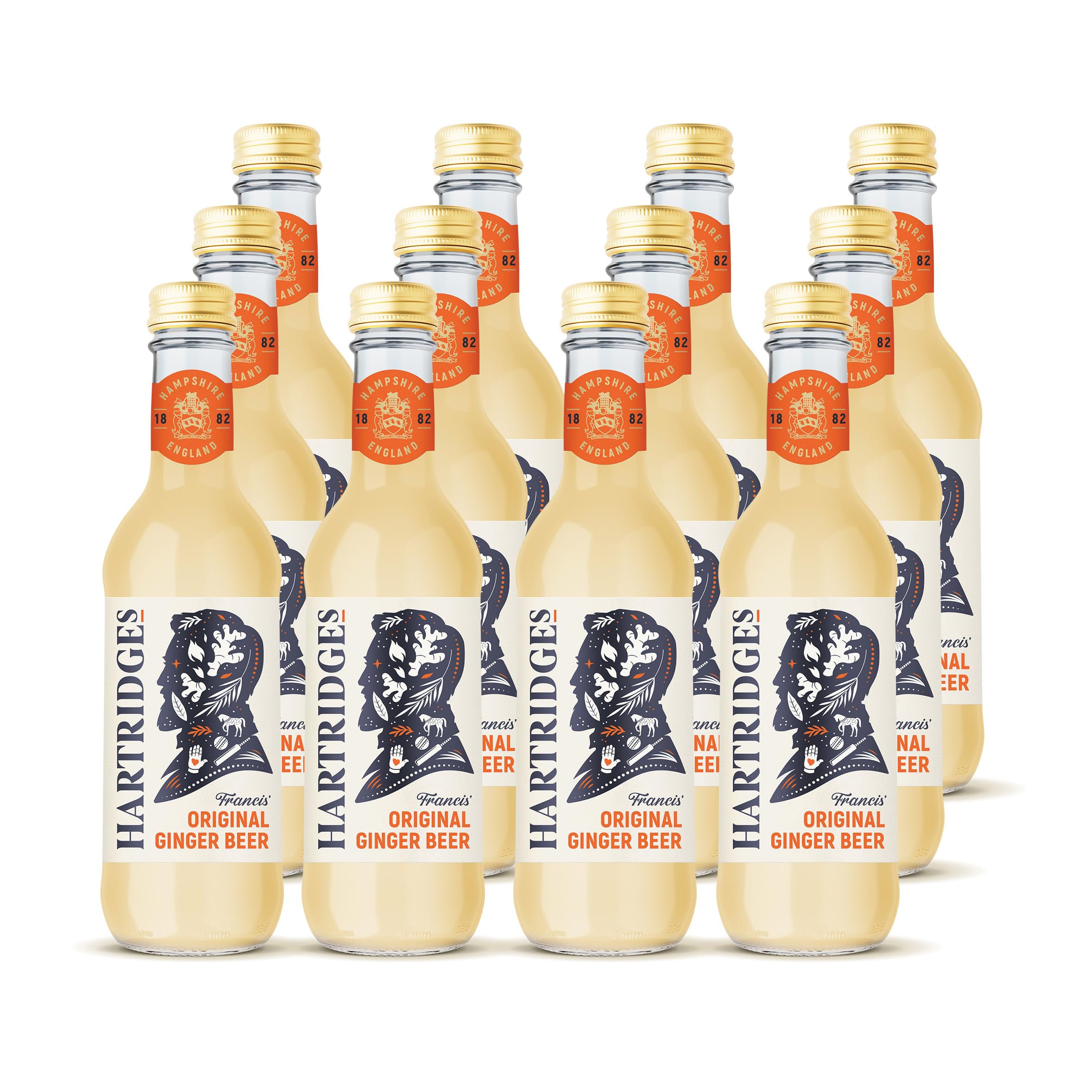 Hartridges | Ginger Beer Natural Flavours Vegan | 12 x 330ml