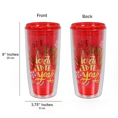 Miniatura 3 de Ghirardelli - Juego de tazas de chocolate caliente y menta para regalo, paquete de chocolate y agitadores en Navidad, taza de viaje doble y tapa de