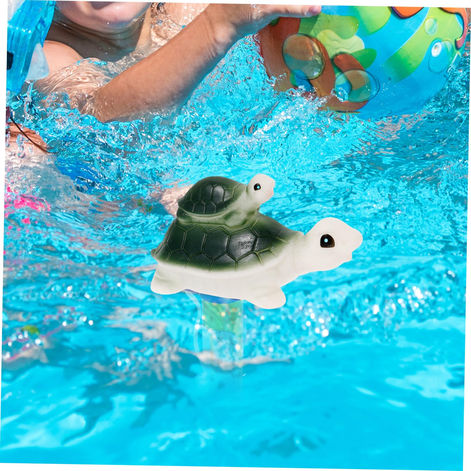 BESPORTBLE 5 Pezzi Termometro Per Acqua Galleggiante Temperatura Impermeabile Termometro Spa Per Vasca Idromassaggio Ad Acqua Per Immersione Fredda Green Plastica