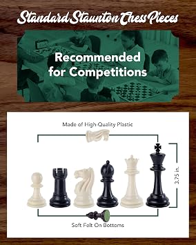 Bobby Fischer Learn to Play Chess Set Board Game