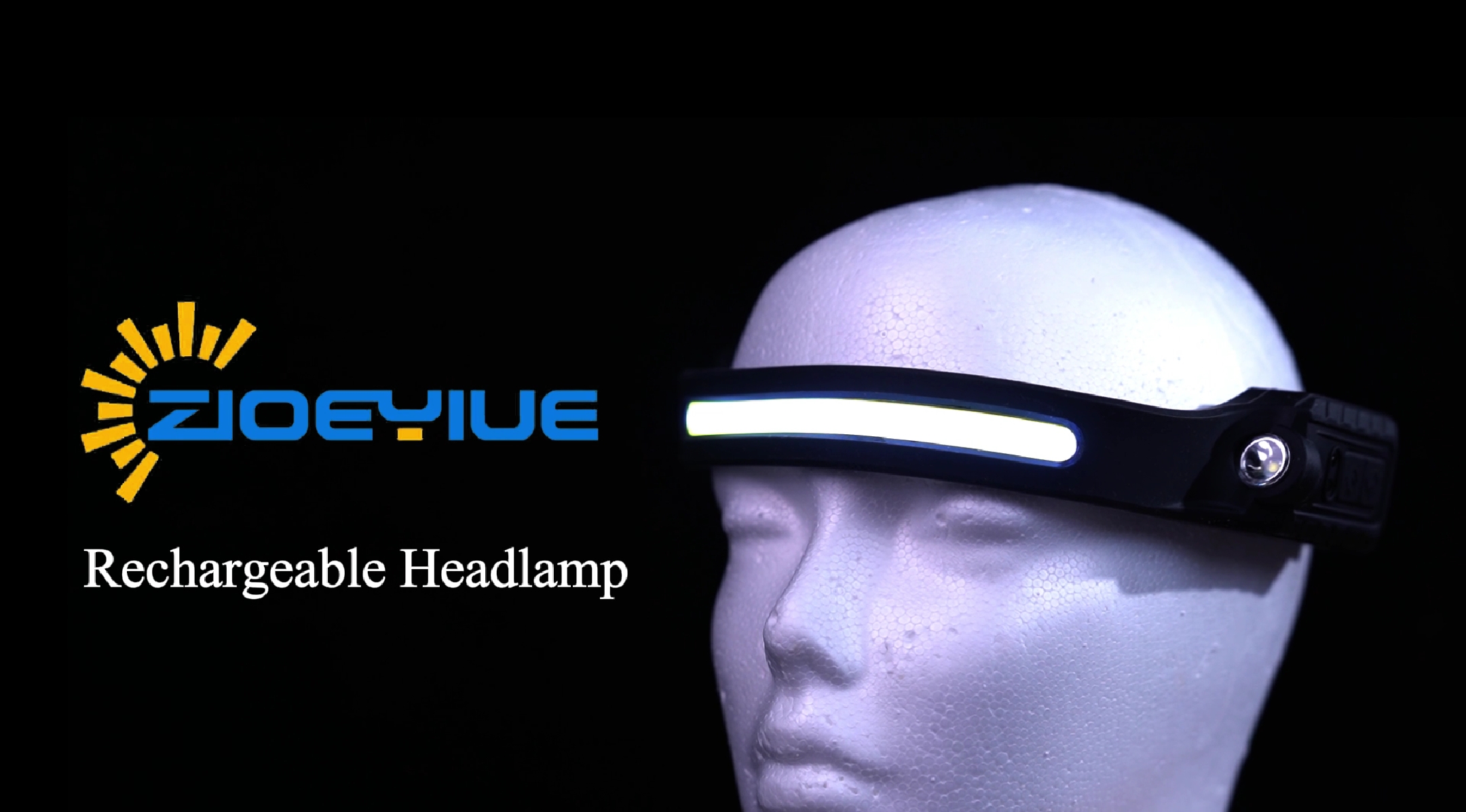 Image of ZioeYiue Headlamp Rechargeable 5PCS, 230Wide Beam LED Head Lamp for Adults | 2 Spotlight Head lights for Forehead 8h, 5Mode 350lm Headband Light with Motion Sensor, Waterproof Camping Gear for Running