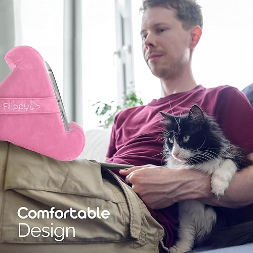 Miniatura 7 de Flippy Soporte de almohada original para tableta y soporte para iPad, regalo para amantes de los libros y lectores, soporte multiángulo con