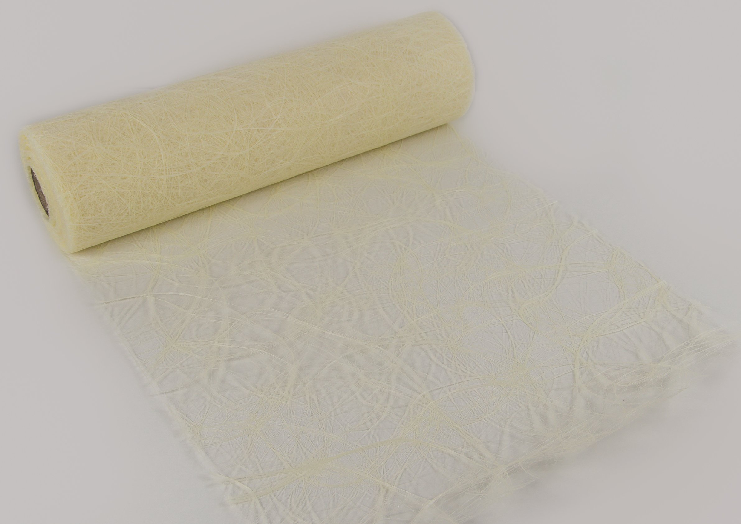 Sizoweb tafelloper in verschillende kleuren, 30 cm breed, 5 of 20 m lang 5,0 m taupe 9150