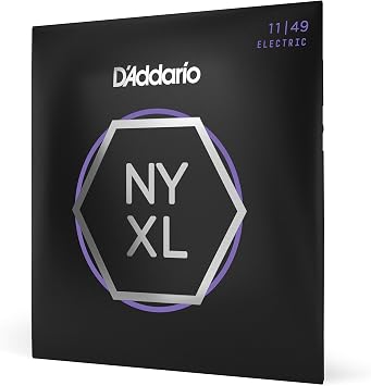 DAddario NYXL1149 Electric Guitar Strings, Medium 11-49 | NYXL electric guitar strings deliver enhanced tuning stability, greater strength, dynamic range, and bright tone.