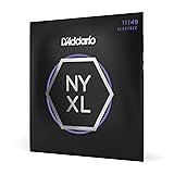 D'Addario Electric Guitar Strings, NYXL Nickel Plated, NYXL1149, Medium Gauge 11-49, 6-String Set, Pack of 1 1-Pack Medium, 11-49 Guitar Strings