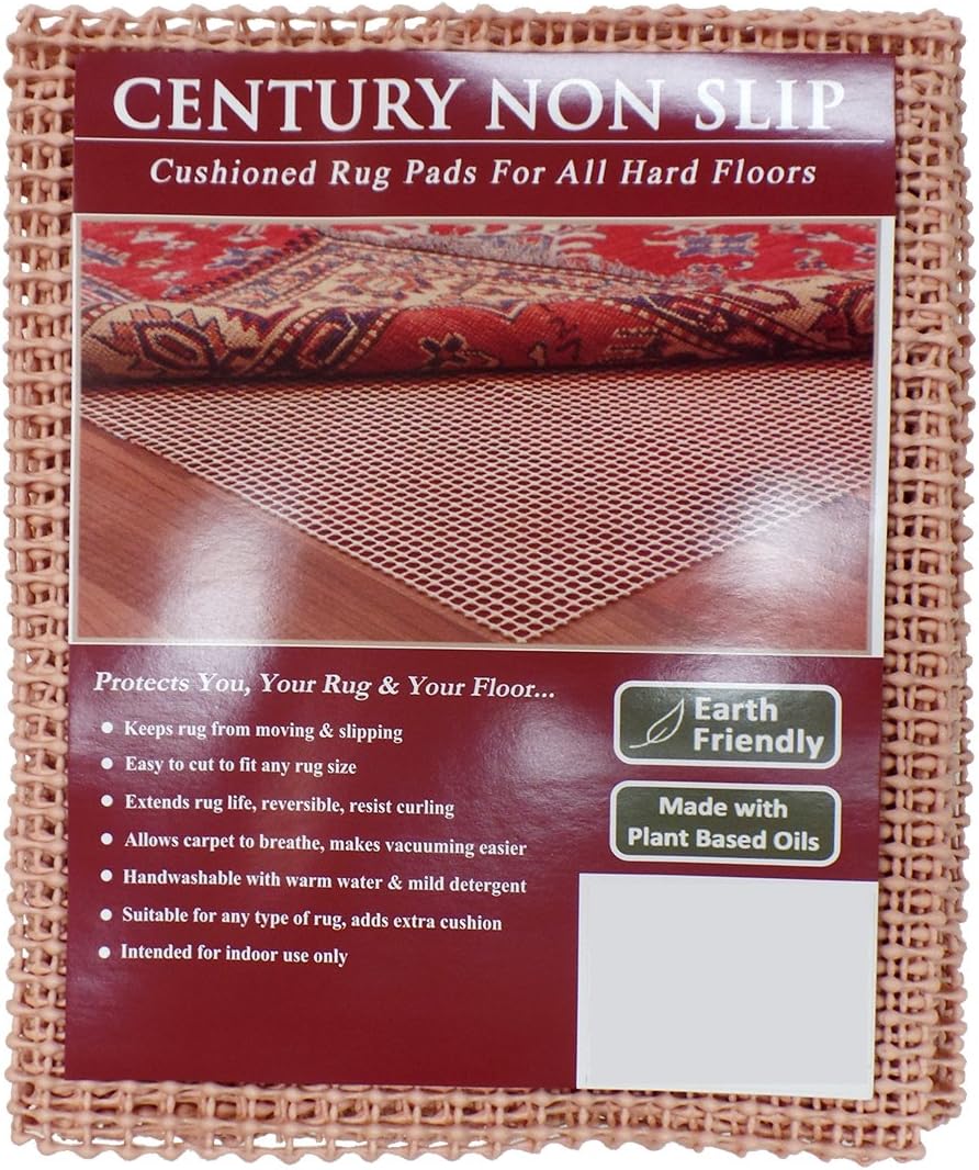 NaturalAreaRug Century Non Slip Rug Pad Earth Friendly